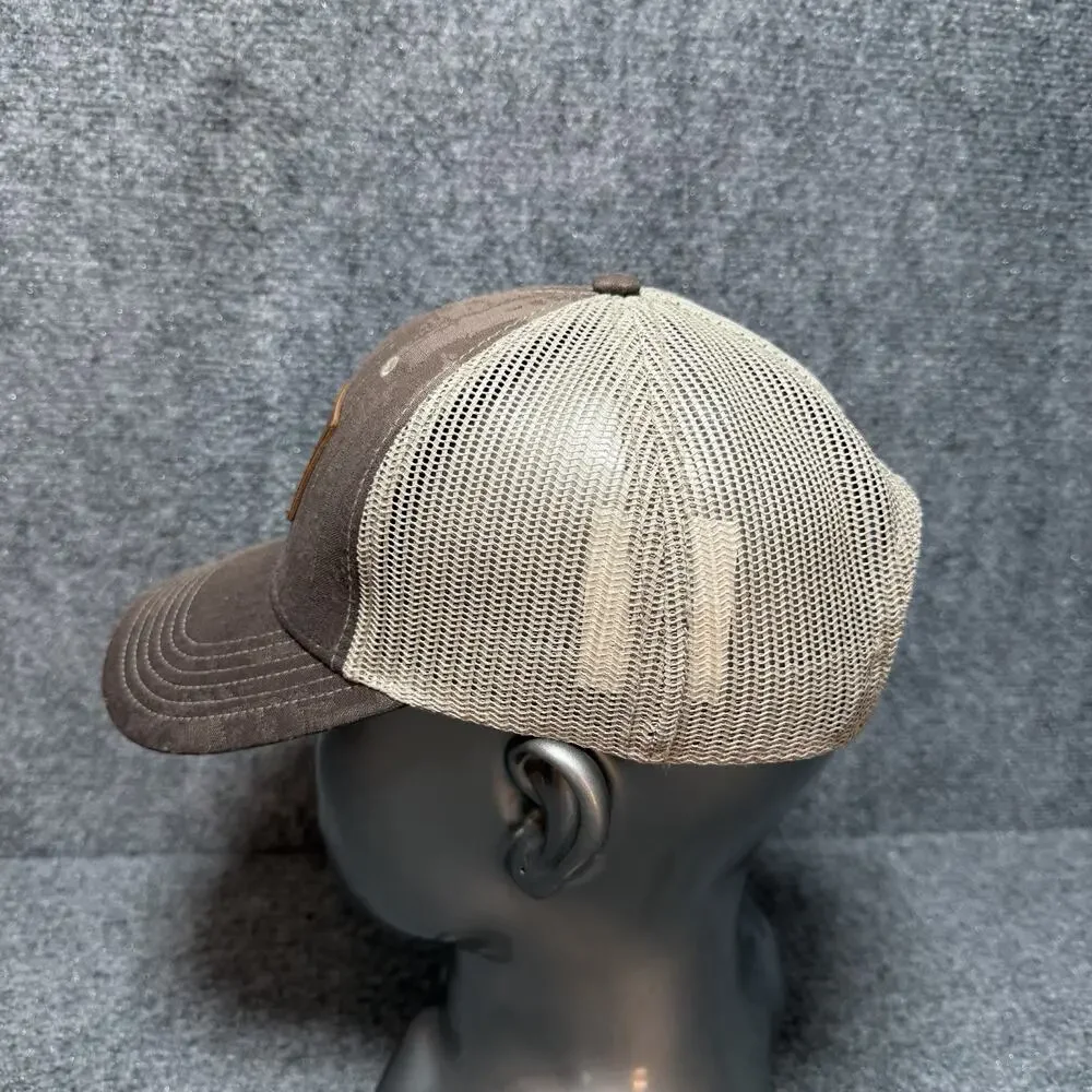Kenworth Trucks Hat KW Faux Leather Patch - Camo Mesh SnapBack Cap Licensed